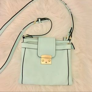 Mint green crossbody purse
